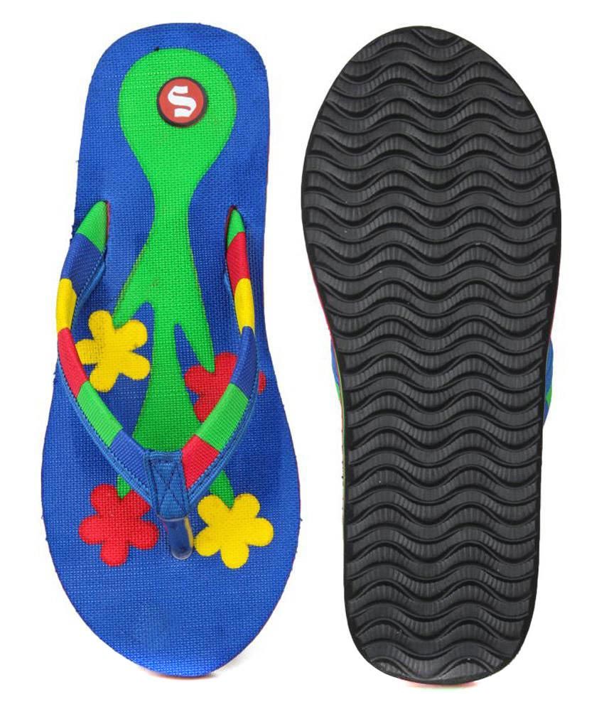 11e Blue Flip Flops For Kids Price in India- Buy 11e Blue Flip Flops ...