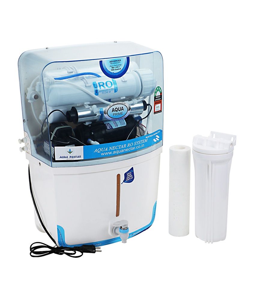 Aqua Prime Efficient 10 Litres RO+UV Water Purifier White & Blue