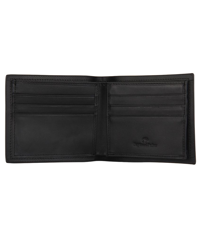 Raymond Parker Black Leather Regular Wallet For Men: Buy Online at Low ...
