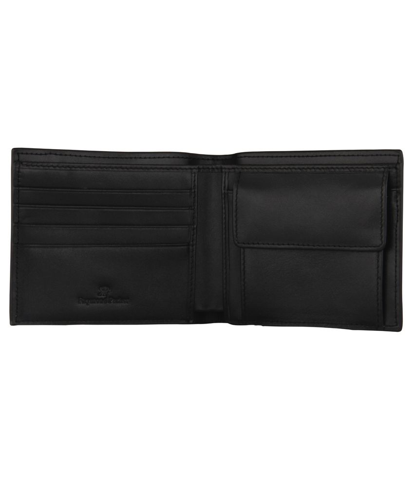 Raymond Parker Black Leather Regular Wallet For Men: Buy Online at Low ...