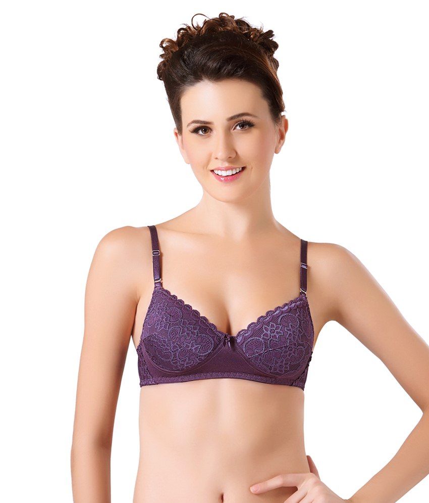 Buy Bodyline Purple Bra Online at Best Prices in India Snapdeal