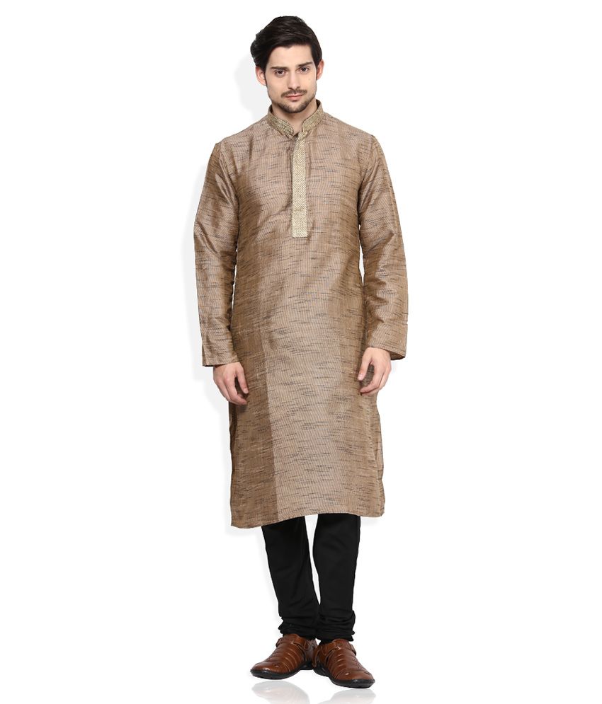 manyavar brown kurta