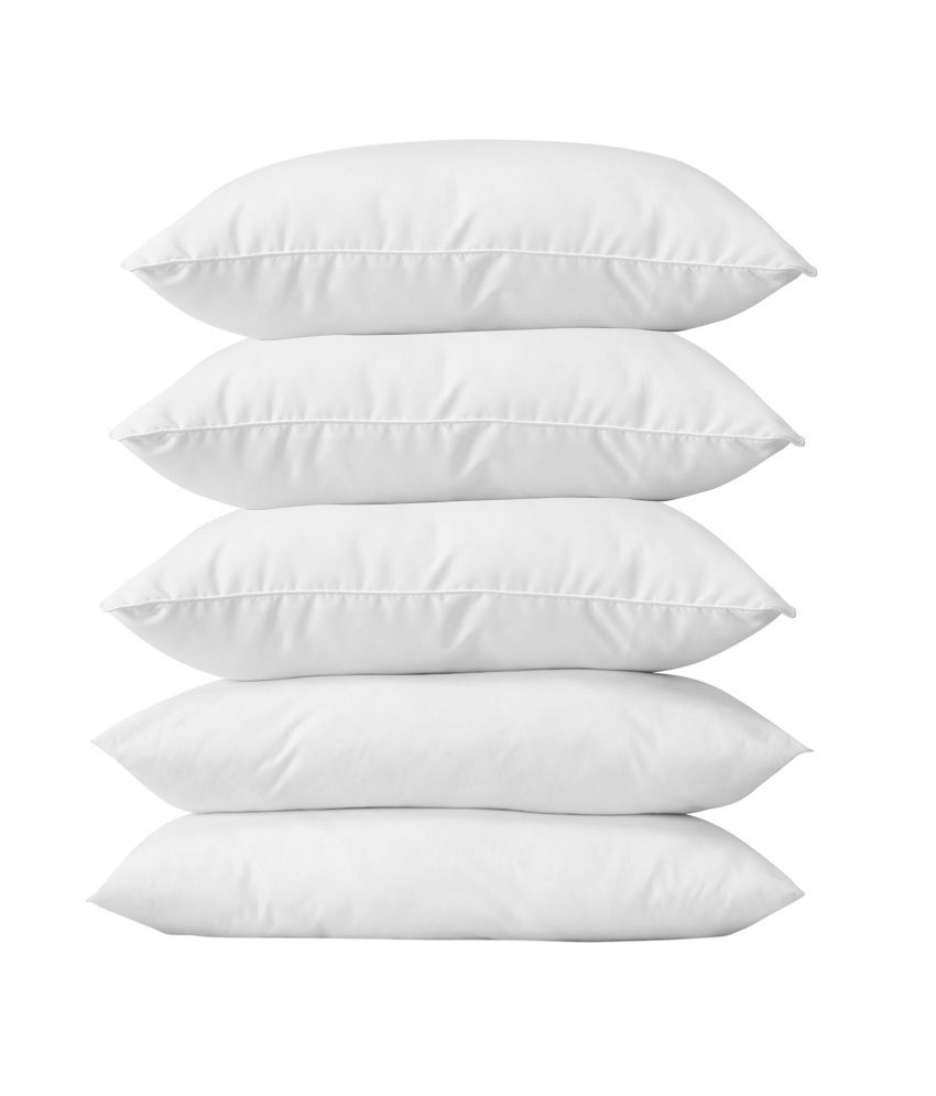     			Bichhonna White Blends Pillow - Pack of 5 (16x24)