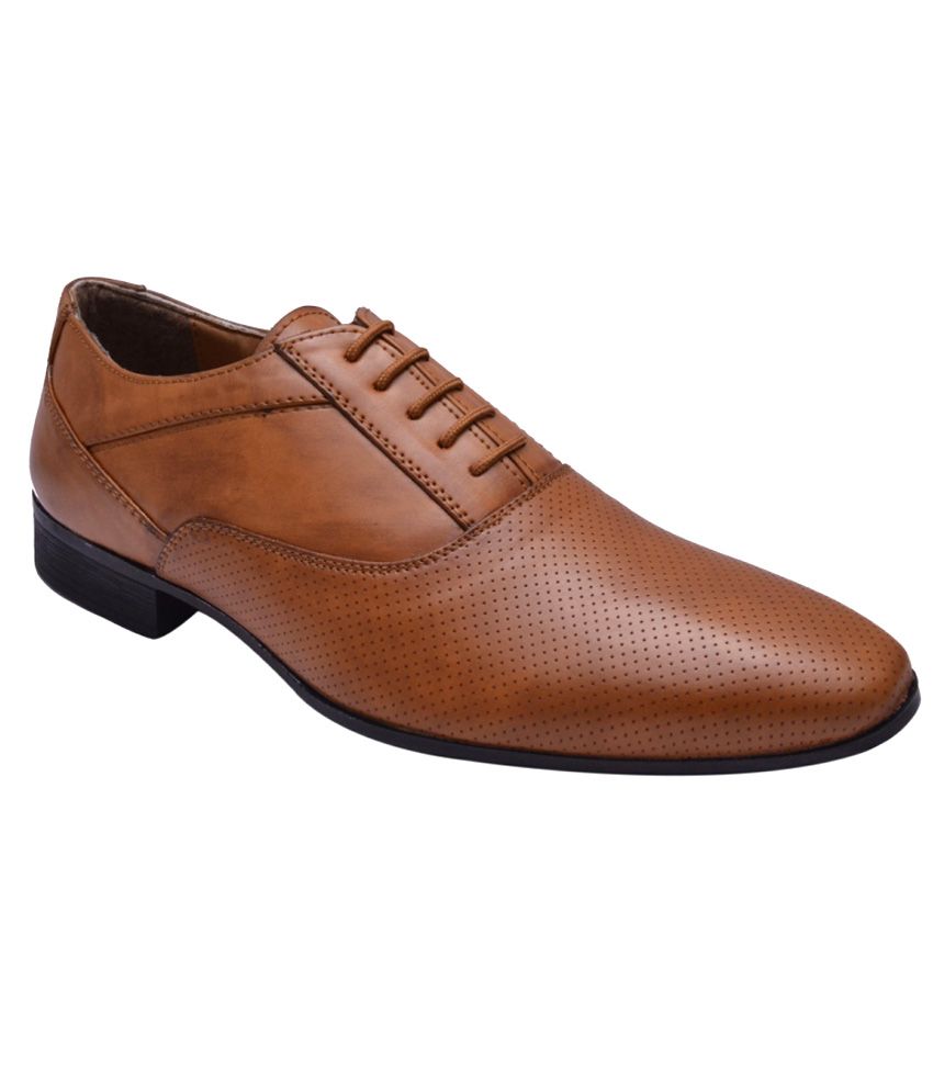 brown formal shoes with black pants