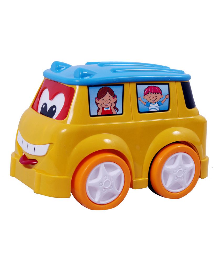 Baby First Yellow Cartoon Van - Buy First Yellow Van Online at Low Price -