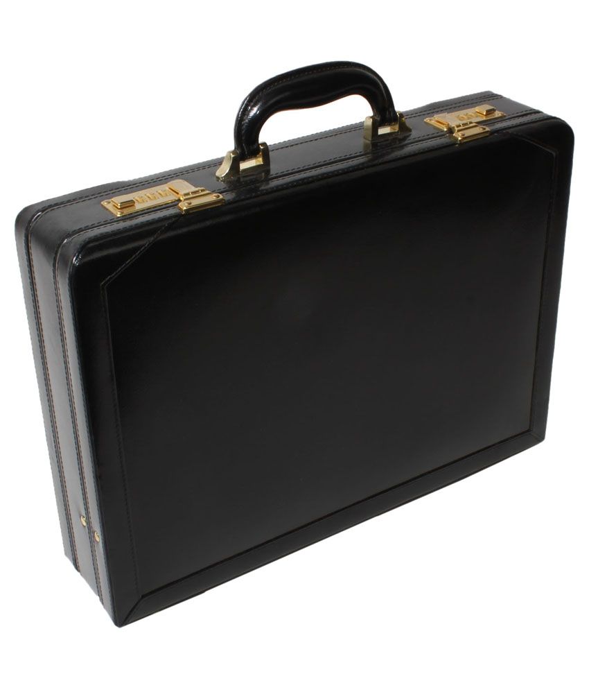 Top Flyte genuine leather briefcase with amiet lock - Buy Top Flyte ...