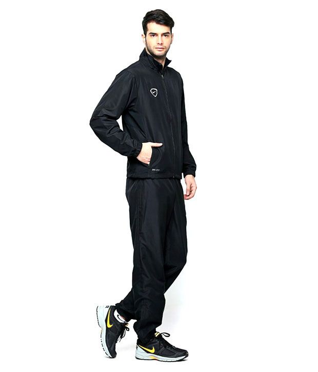 nike solid men's track suit