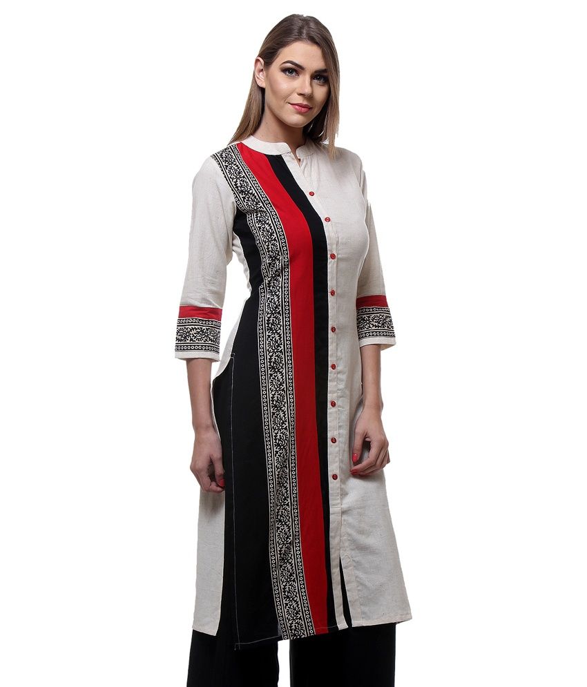 open button kurti