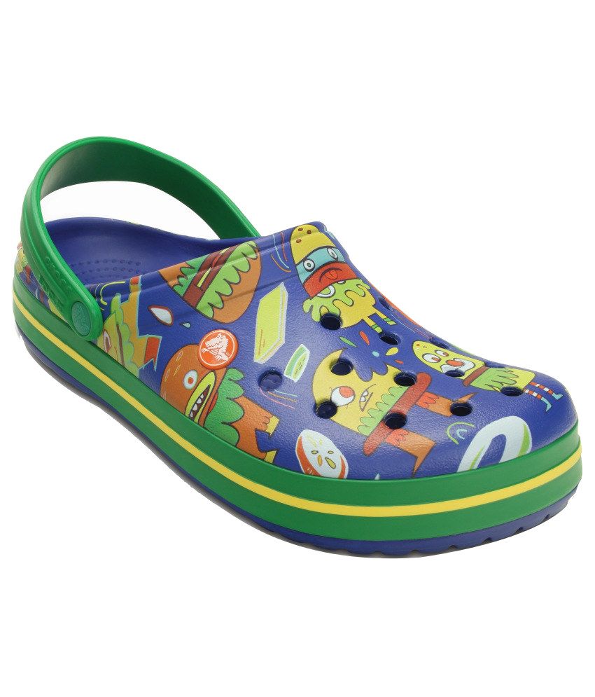 crocs green sandals