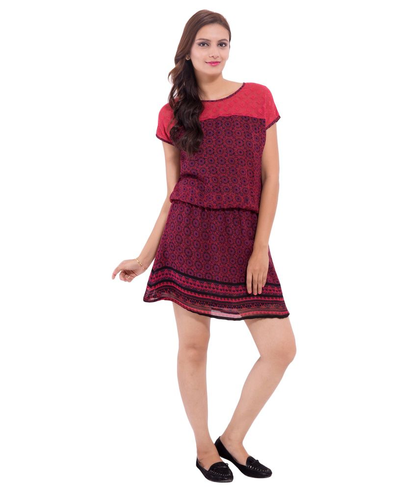 GOODWILL Georgette Dresses - Buy GOODWILL Georgette Dresses Online at ...