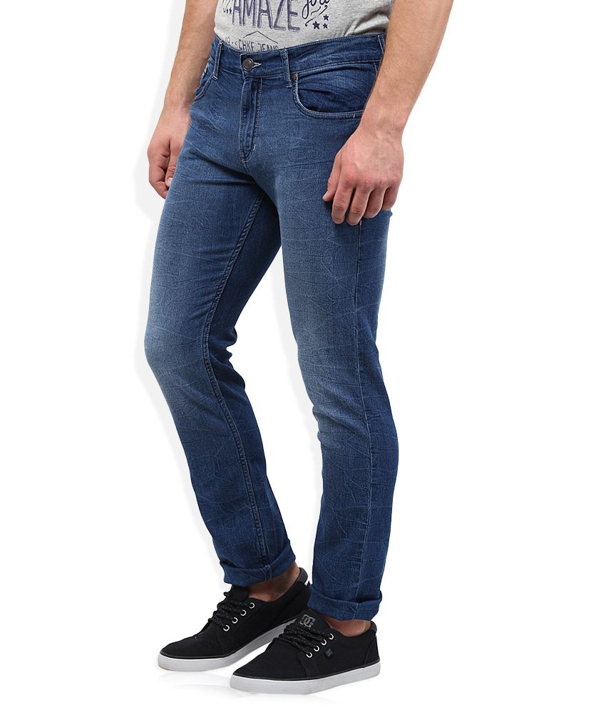 blue slim fit jeans