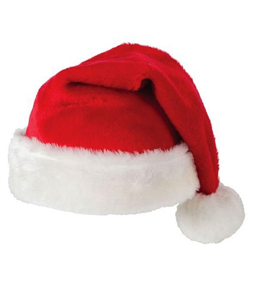 Stylla Red Uni Velvet Christmas Santa Claus Cap