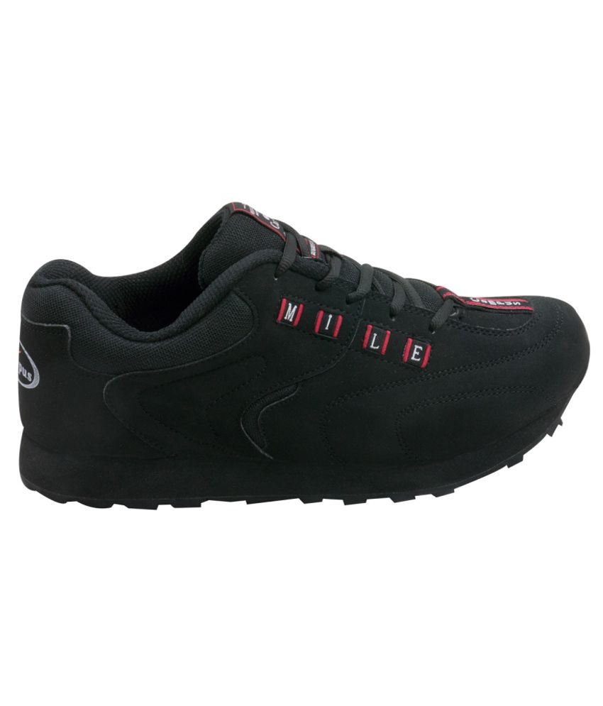 campus sports shoes black