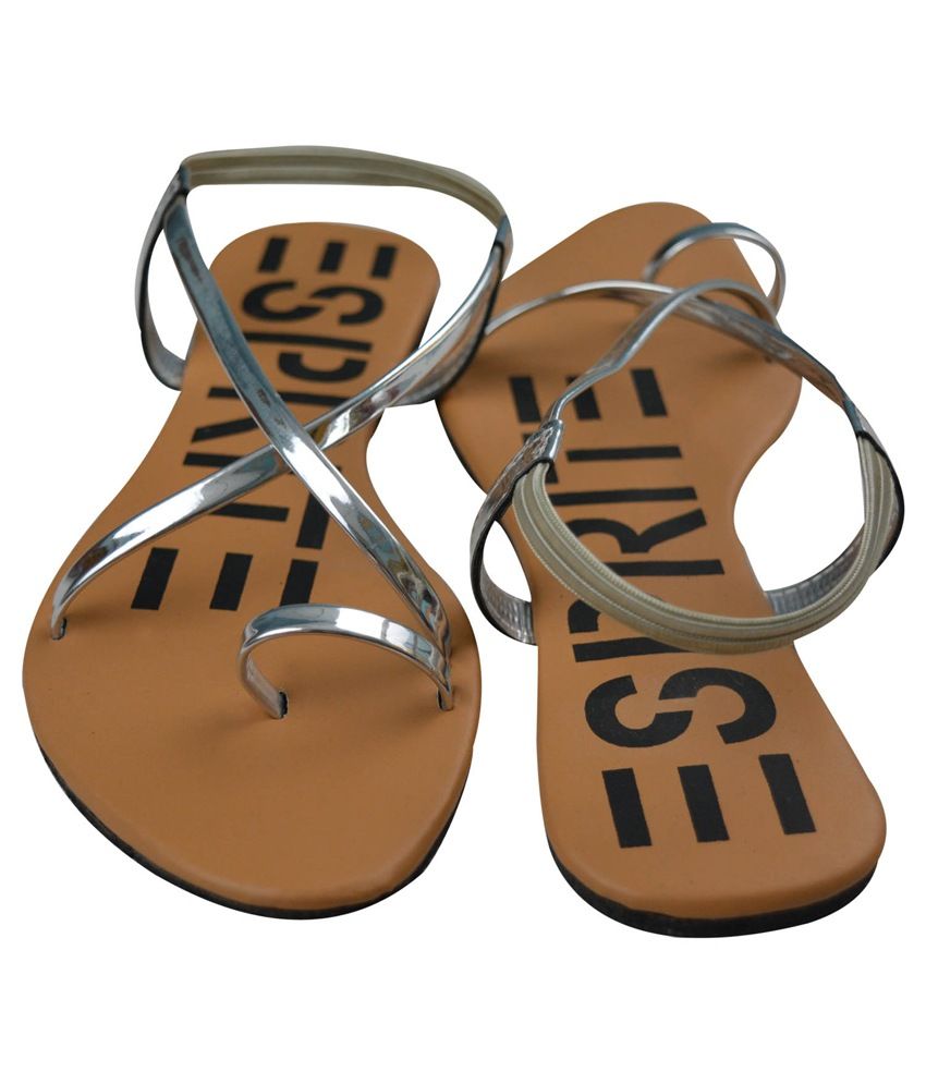 silver fancy sandals