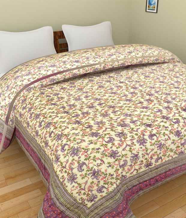GRJ India Multicolor Cotton Quilts Set Of 2 Buy GRJ India