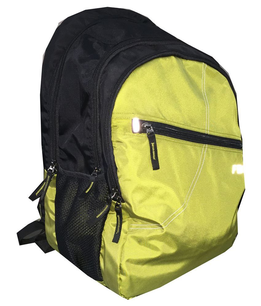 Fabco Polyester 30 Ltrs Backpack-Black & Yellow - Buy Fabco Polyester ...