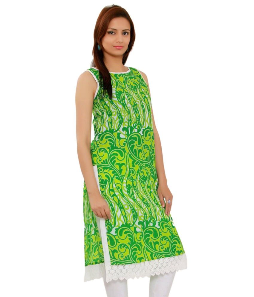 sap green kurti