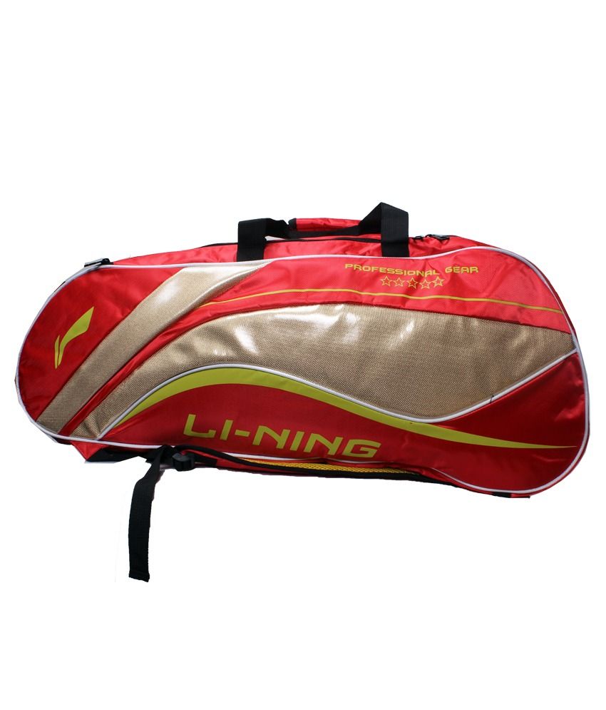 Lining Badminton Kit Bag Red Buy Online at Best Price on Snapdeal