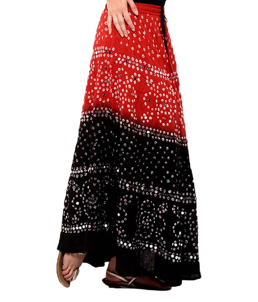 bandhani skirt online