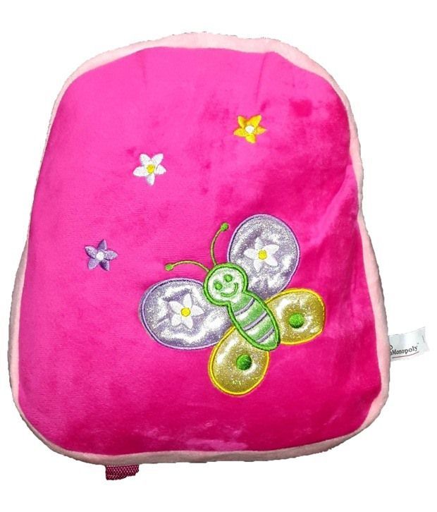 pink and green backpack