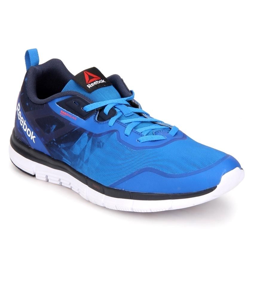 reebok shoes men blue