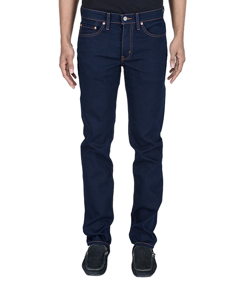 Levi'S Navy Blue Slim Fit Jeans - Buy Levi'S Navy Blue Slim Fit Jeans ...