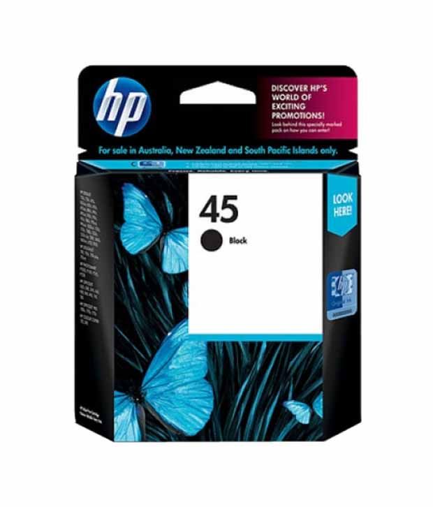 HP 45 Black Ink Cartridge (51645AA) Buy Online at Best Price in India Snapdeal