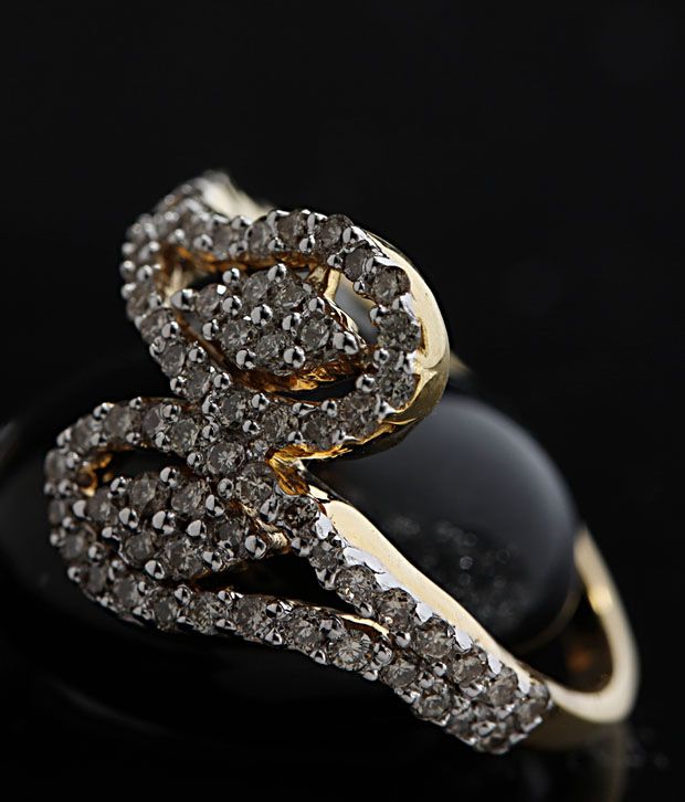 AJ Elegant Diamond Ring: Buy AJ Elegant Diamond Ring Online in India on ...