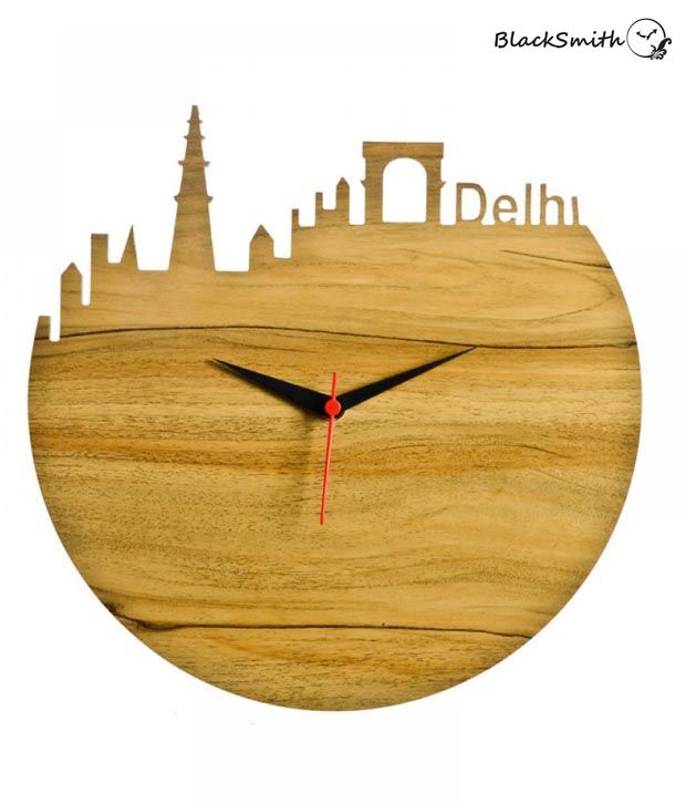 Blacksmith Monuments Of Delhi Wall Clock Buy Blacksmith Monuments Of