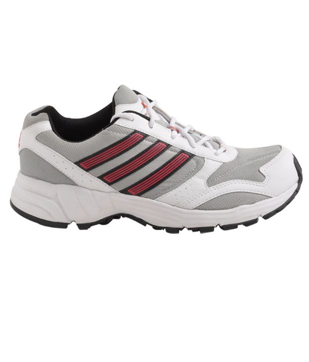 adidas sturdy white sports shoes for mens