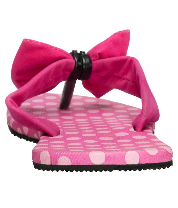 ladies polka dot slippers