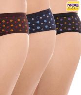 Mae Multi Color Cotton Panties Pack of 3