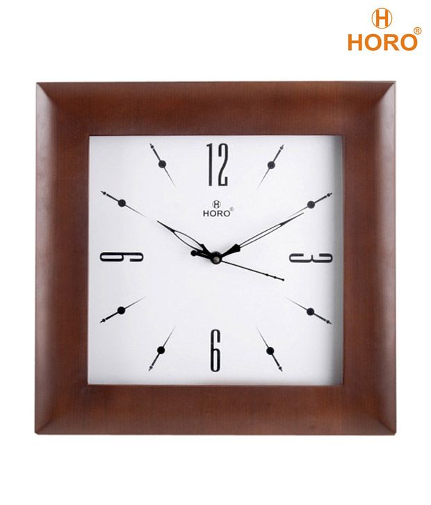 Horo Wooden Frame Wall Clock: Buy Horo Wooden Frame Wall Clock at Best