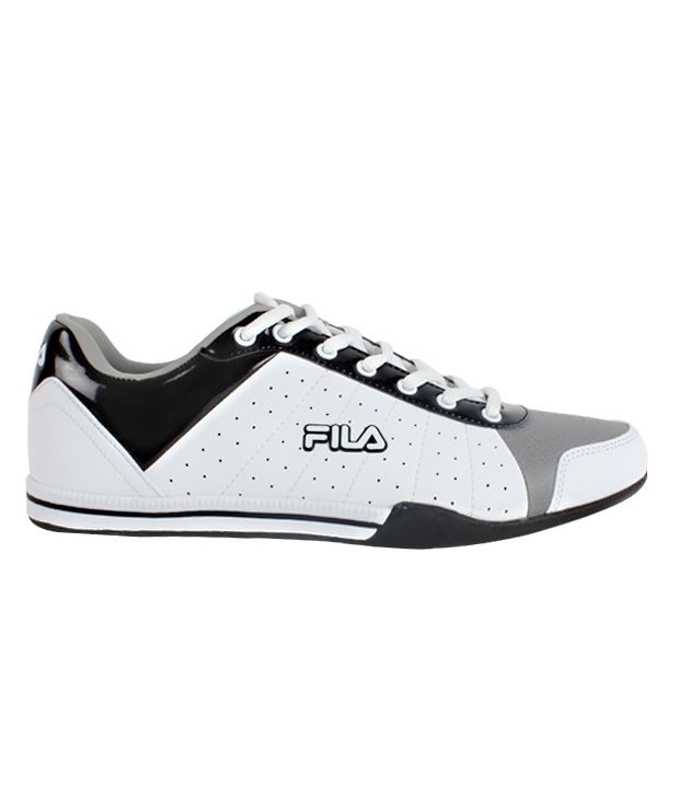 Fila Zephyr White \u0026 Grey Casual Shoes