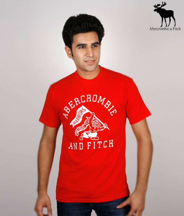Abercrombie Fitch Red T-Shirt - Buy Abercrombie & Fitch Red T-Shirt Online at Low Price - Snapdeal.com