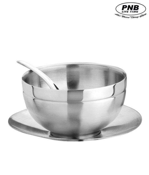 PNB Stainless Steel Soup Bowl Set Buy Online at Best Price in India Snapdeal