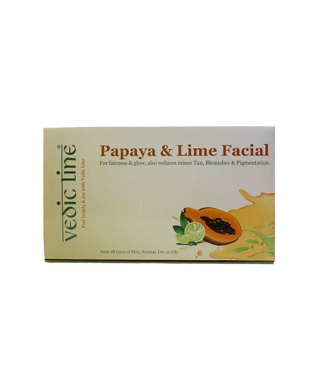 vedic line papaya facial kit