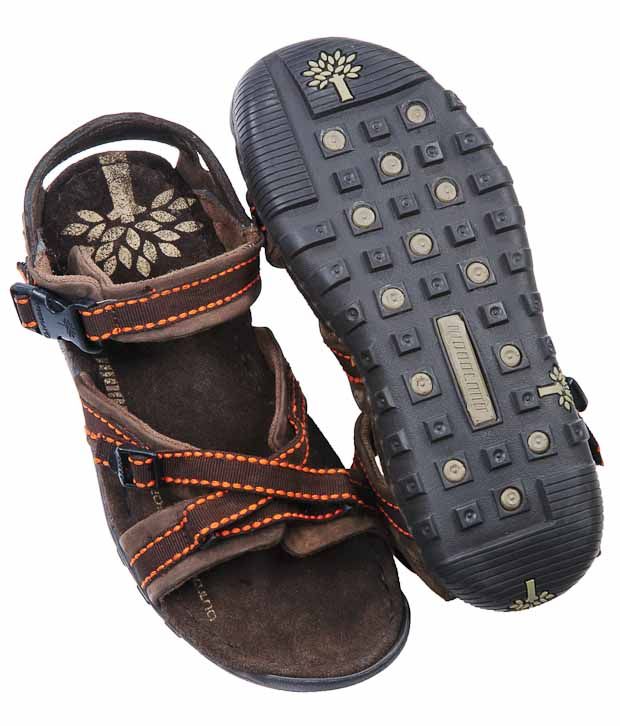 Woodland Brown Floater Sandals - Buy Woodland Brown Floater Sandals Online at Best Prices in 