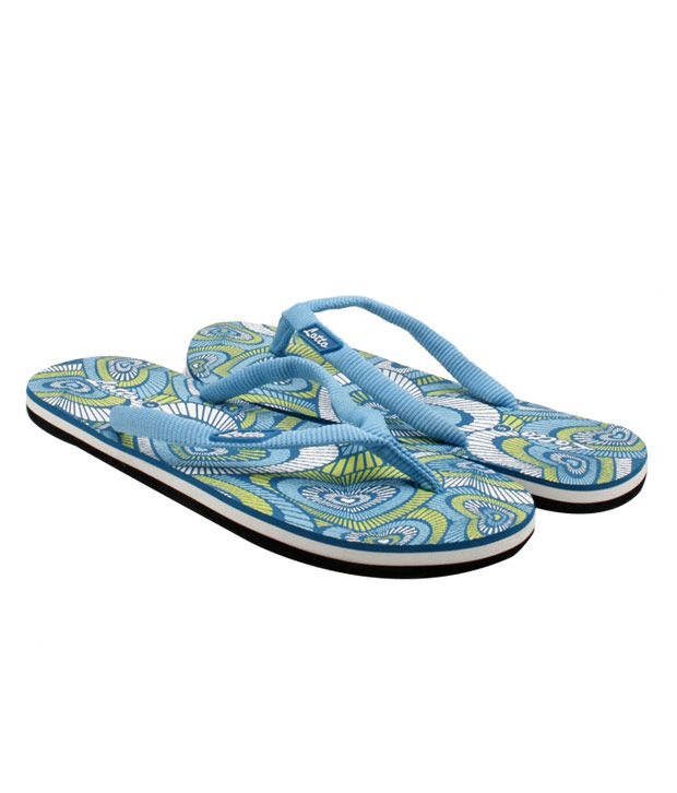 Lotto Light Blue Discoholic Flip Flops Price in India- Buy Lotto Light Blue Discoholic Flip 