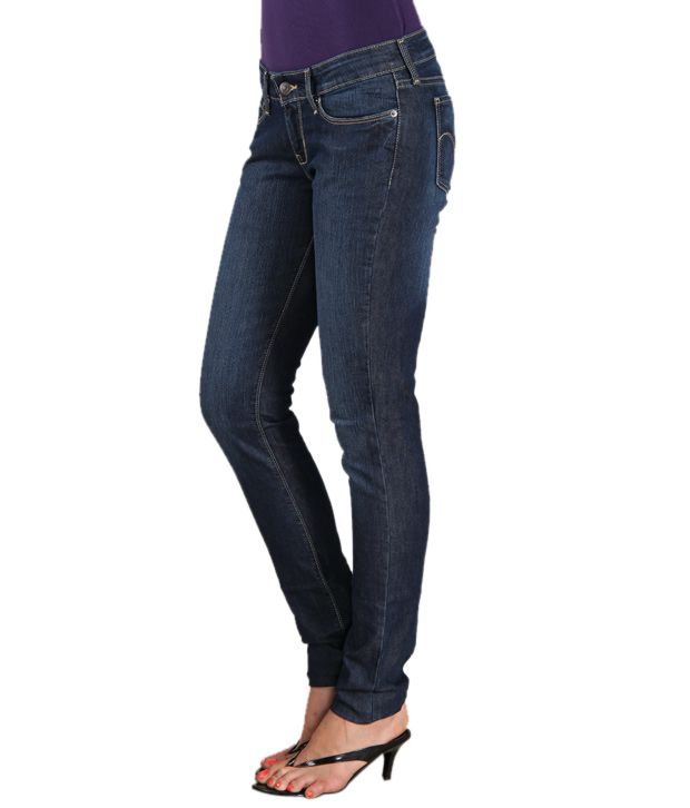 Levis Slight Curve Skinny Jeans - Worn-in Dark Blue - Buy Levis Slight ...