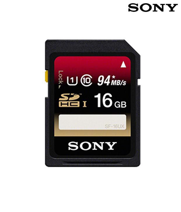     			Sony SDHC 16GB 94MB/s UHS-1 Class 10 Memory Card