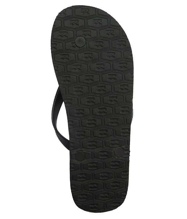 black billabong flip flops