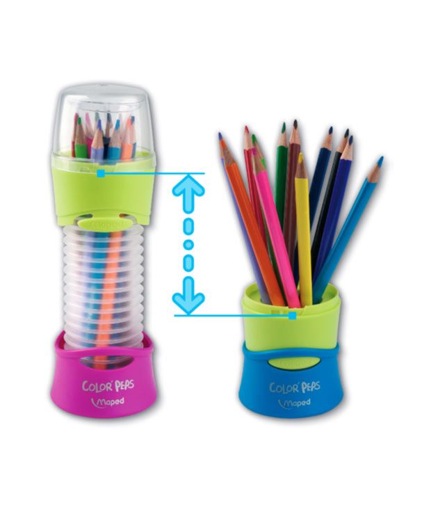 retractable colored pencils