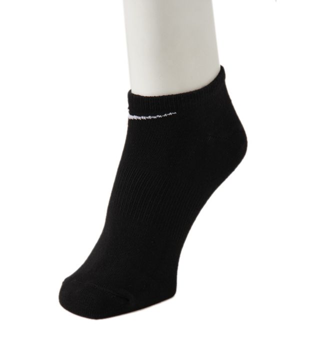 Nike Black Ankle Socks - 4 Pair Pack - Buy Nike Black Ankle Socks - 4 ...