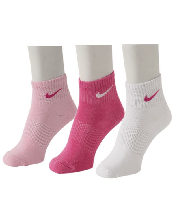 nike elite crew socks pink