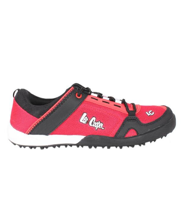 Lee Cooper Red & Black Running Shoes - Buy Lee Cooper Red & Black ...