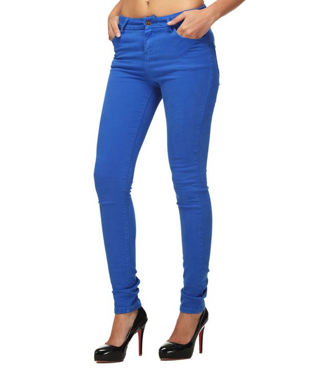 Buy Free Cultr Eden Royal Blue Jeans Online at Best Prices in India ...