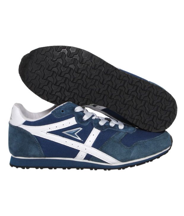 power blue running shoes