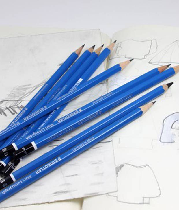 STAEDTLER Mars Lumograph Drawing Pencils (8B) (pack of 10) Buy Online