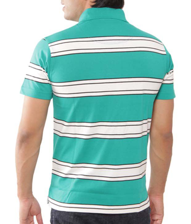 Ultra Polo Aqua Green & White T-Shirt - Buy Ultra Polo Aqua Green ...